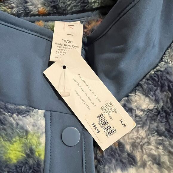LIVI Crop Snap-Up Sherpa Pullover for Lane Bryant Size 18/20 NWT MSRP 99.95 - Picture 6 of 9
